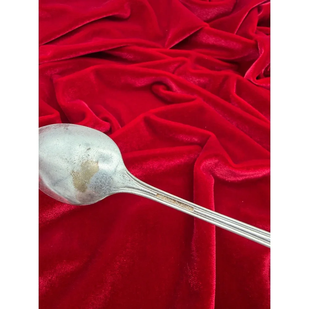 Vintage Andrew Johnson Hotel Silver Iced Tea Spoon Reed & Barton Flatware 7.75